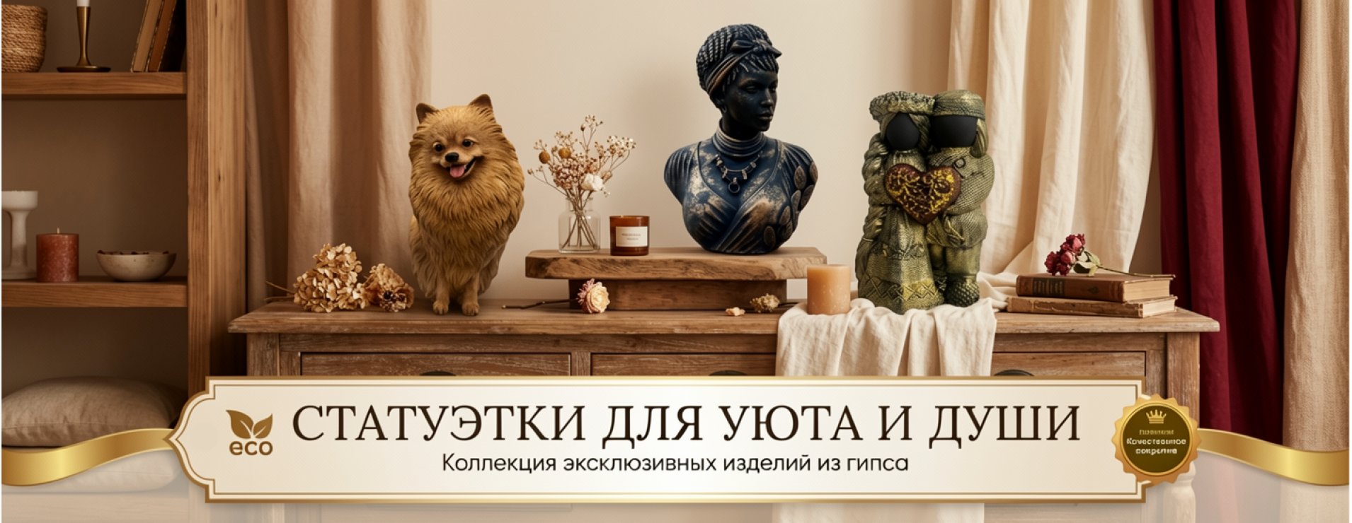 Статуэтки из гипса ручной работы