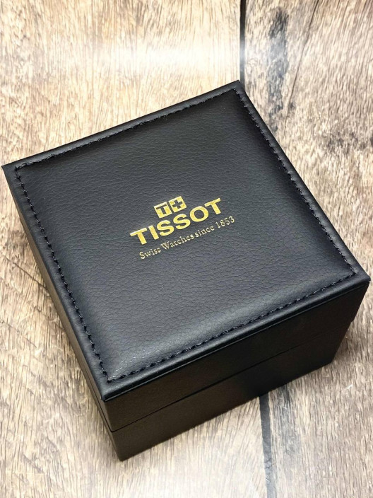 Наручные часы Tissot белые со стальным браслетом
